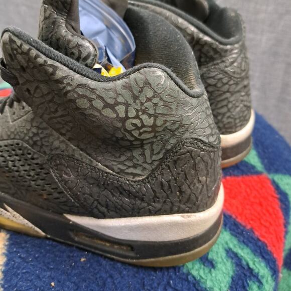 Jordan 5 Retro 3Lab5 Black Silver/Elephant Print 2014 - Men Size 12 (599581-003) - Picture 4 of 16